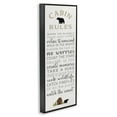 thumbnail image 3 of Stupell Industries Fun Adventure Cabin Rules Signs and Rules Painting Black Framed Art Print Wall Art, 10 x 24, 3 of 8