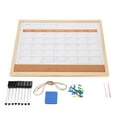 thumbnail image 2 of Dry Erase Whiteboard, Erasable Reusable Rope Hanging Magnetic Display Board Corkboard Space  for Office for Lists Memos Photos, 2 of 7