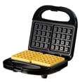 thumbnail image 2 of Wafflera Eléctrica Maquina para Waffles Estilo Belga con Doble Plancha Antiadherente Timco  WAFL150, 2 of 5