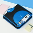 thumbnail image 3 of ViVin Zipper Binder 2 Inch O-Ring 450 Sheet Capacity, Multiple Tab and Zip Pockets, Office Supplies,Blue, 3 of 7
