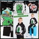 thumbnail image 4 of Conjunto de Buzo con Capucha y Joggers para Niños Minecraft Negro Verde 11-12 Años, 4 of 5