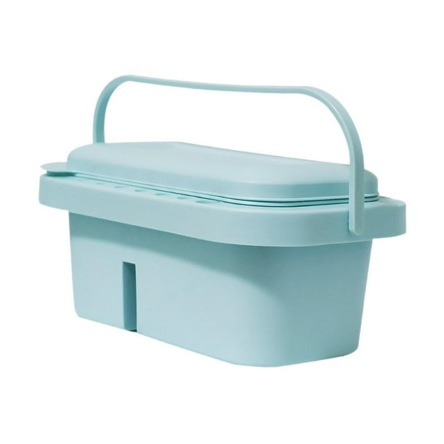 Lavador de pinceles para niños, ligero, 3 en 1, para bolígrafos de artista Azul