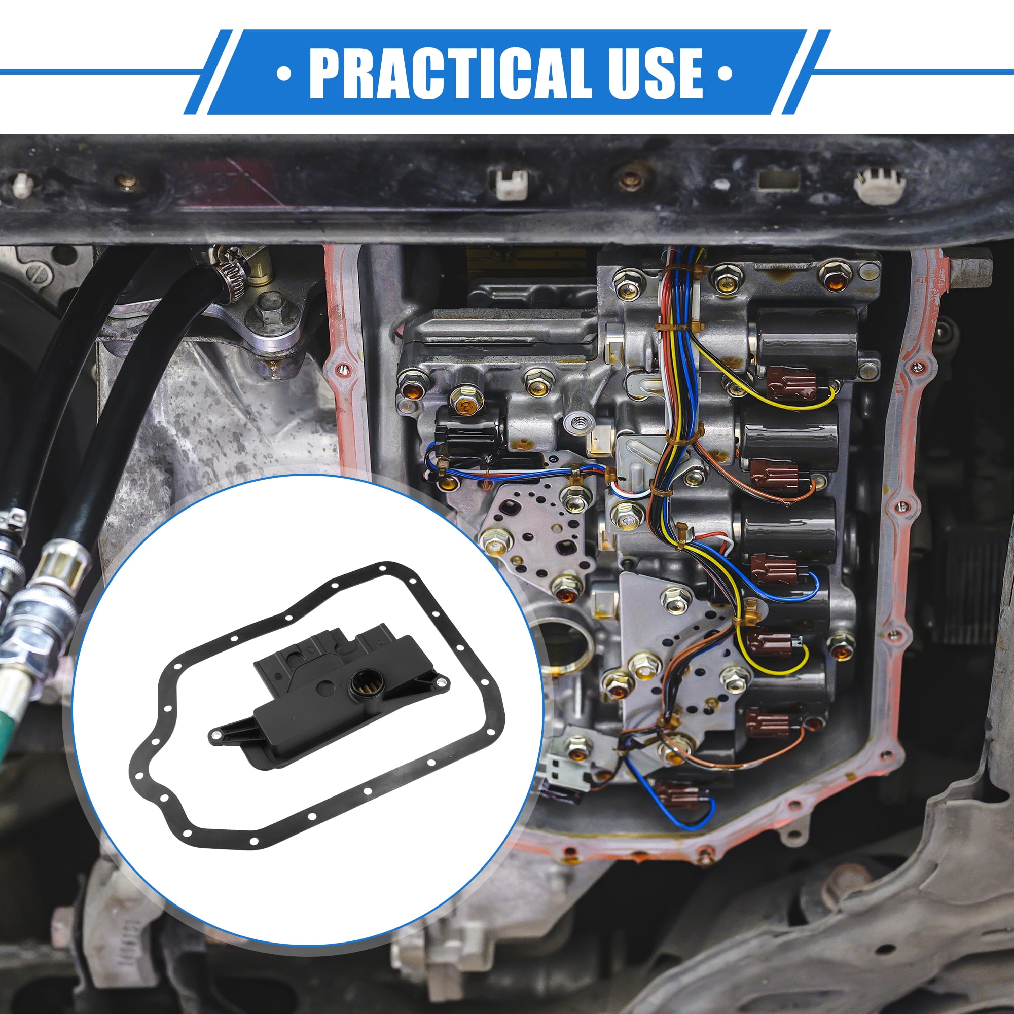 Unique Bargains Black Automatic Transmission Filter Kit for Scion TC 2011-2016