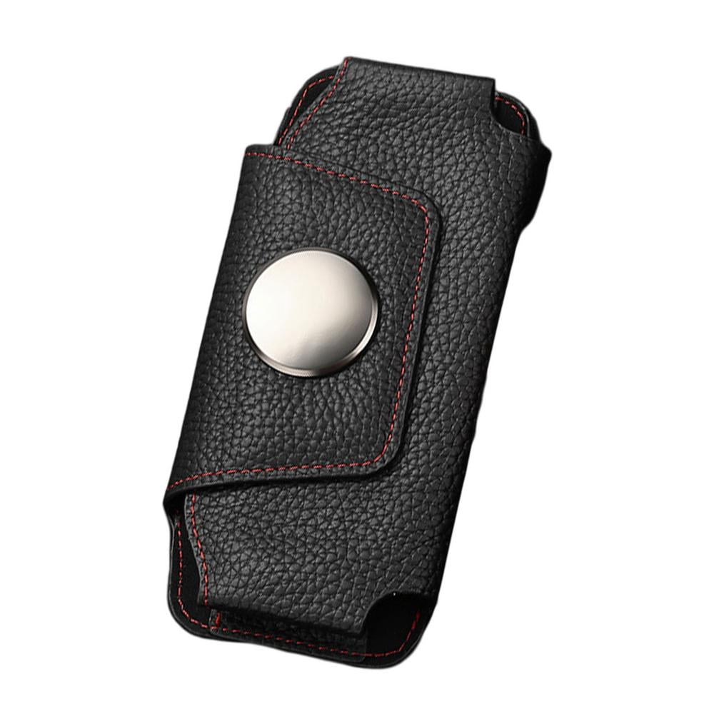 Tohuu Car Eyeglass Holder Universal Car Sunglass Holder Leather Automotive Eyeglasses Holder