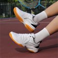 thumbnail image 4 of LASUDRAA Mens Badminton Shoes Lightweight Breathable Shock Absorption Durable Sports Shoes, 4 of 8