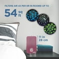 thumbnail image 4 of GermGuardian Air Purifier with HEPA Filter, Night Light Projector and UV-C, 263 Sq. ft., AC4150PCA, 4 of 10