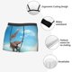thumbnail image 3 of Balery Elephant Giraffe Overcomes Fear By Walking On High Rope Calzoncillos bóxer para hombre, ropa interior de algodón suave y transpirable con cinturilla de nailon-Large, 3 of 5