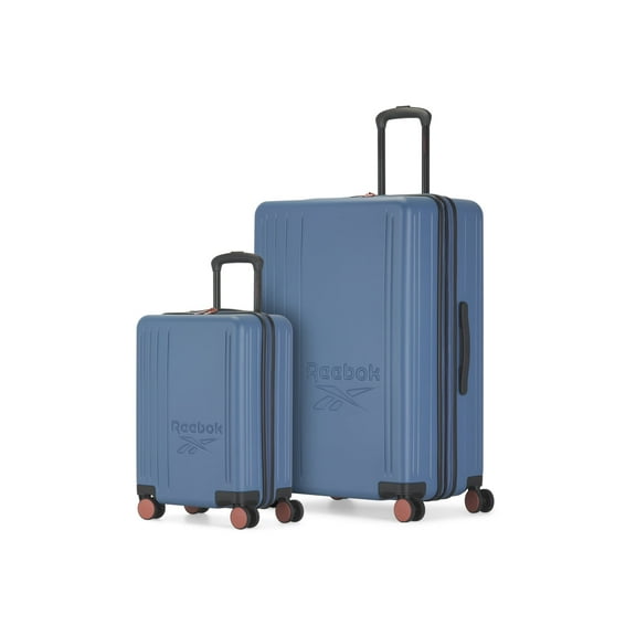 Reebok Achievement 2-Piece Luggage Spinner Set, (21",28"), Blue