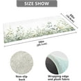 thumbnail image 3 of Coolnut Watercolor Leaves Bath Mat, Dry Quickly Non Slip Absorbent Bath Rug, Soft Living Room Bedroom Home Floor Mats, Bath Mats for Bathroom, Tub and Shower 20" x 39" Home Decor, 3 of 7