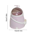 thumbnail image 3 of JZCHUNTOY Desktop Trash Can 1Pc, Creative Portable Waste Bin, Multi-Purpose Lightweight Trash Container, Easy Clean Leak-Proof Waste Basket for Dorm Bedroom Kitchen Office Desk, 3 of 6