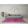 thumbnail image 3 of Ahgly Company Indoor Square Persian Pink Traditional Area Rugs, 6' Square, 3 of 4