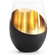 thumbnail image 2 of MyGift - Juego de 6 vasos con diseño moderno en color dorado y negro mate, cada vaso tiene capadiad de 18 onzas, 2 of 7