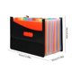 thumbnail image 3 of Carpeta organizadora de documentos tipo acordeón expandible tamaño A4 con pestañas de índice | Almacenamiento de archivos codificado por colores para la oficina o el hogar, 3 of 6