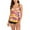 Yellow, variant on HaoXianJian Two Piece Swimsuits Swimdress for Women Bathing Suits Print Tank Top Swimwear with Shorts Plus Size 3X 4X 5X