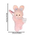 thumbnail image 3 of Cute Cartoon White Plush Car Tissue Box For Automobiles - Multifunctional Interior Decoration Toy With Soft Plush Material, Car Tissue Pouch For Auto Dashboard, Console, Door, 3 of 5