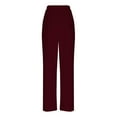 thumbnail image 5 of Dxzfnsa Women Fuzzy Pants Cozy Fuzzy Warm Lounge Wide Leg Lounge Fluffy Pants Elastic Waist Lounge Sleepwear Bottoms Sweatpants, 5 of 8