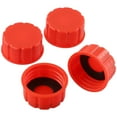 thumbnail image 2 of 4X Replacement Gas Can Solid Base Cap Accessory Practical Coarse Thread Outdoor, 2 of 8