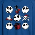 thumbnail image 3 of The Nightmare Before Christmas - Jack Christmas Grid - Men's Long Sleeve T-Shirt, 3 of 5