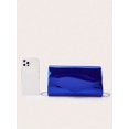 thumbnail image 5 of REMANLAN Women's Holographic Patent Envelope Evening Clutch Purse, Royal Blue, 5 of 8