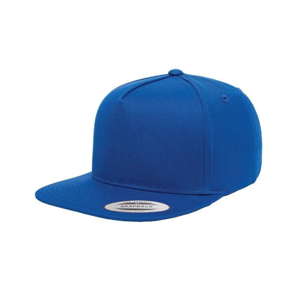 Yupoong Adult 5-Panel Cotton Twill Snapback Cap