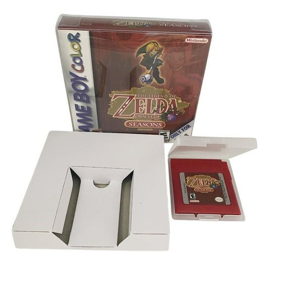 Nintendo GameBoy Color Game Box Only Inserts Protector Zelda Oracle of Seasons