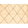 thumbnail image 1 of Ahgly Company Indoor Rectangle Solid Orange Modern Area Rugs, 7' x 10', 1 of 4