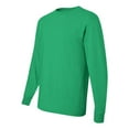 thumbnail image 2 of Jerzees Mens DRI-POWER Active Long Sleeve Crew T-Shirt, XL, Kelly, 2 of 2
