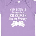 thumbnail image 4 of Inktastic Kickboxing Future Kickboxer Like Mommy Boys or Girls Baby Bodysuit, 4 of 5
