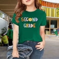 thumbnail image 2 of LWNYDPLSD Toddler Tshirt Yellow Shirts Graphic T Shirt Girls Undershirt Baby Clothes Girl Teen Girl Clothes Teenage Girl Dance Clothes, Green 6-7 Years, 2 of 7