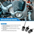 thumbnail image 2 of Tornillos para Parabrisas Unique Bargains para Harley Davidson Touring Street Glide Street Glide Specials 2014-2024 1 Tornillo Largo 2 Tornillos Cortos Aleación de Aluminio Negro, 2 of 6