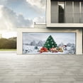 thumbnail image 5 of kjfeif Christmas Holiday Garage Door Cover,Christmas Outdoor Garage Door Tapestry Cloth Holiday Party Decoration Background Cloth Matching Hanging Cloth Multi Size, 5 of 6