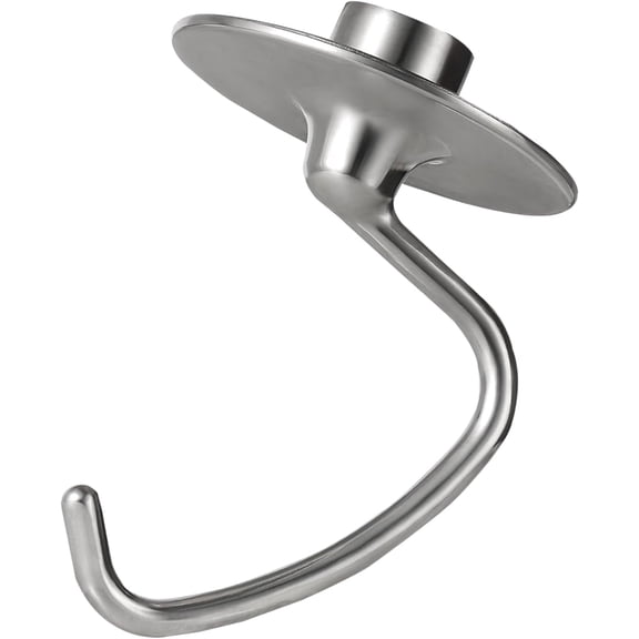 Stainless Steel Dough Hook Attachment for KitchenAid 4.5-5 Quart Tilt-Head Stand Mixer, K45DH Dough Hook Replacement for KSM90 and K45, Mixer Parts Accessories