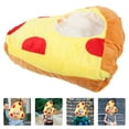 thumbnail image 5 of 1pc Mardi Gras Decoración de fiesta Pizza Cubierta de cabeza Carnaval Pizza de peluche Hat, 5 of 5