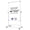 White-32"W x 48"H, variant on White 28"W x 40"H Mobile Double Sided Dry Erase Whiteboard with Stand