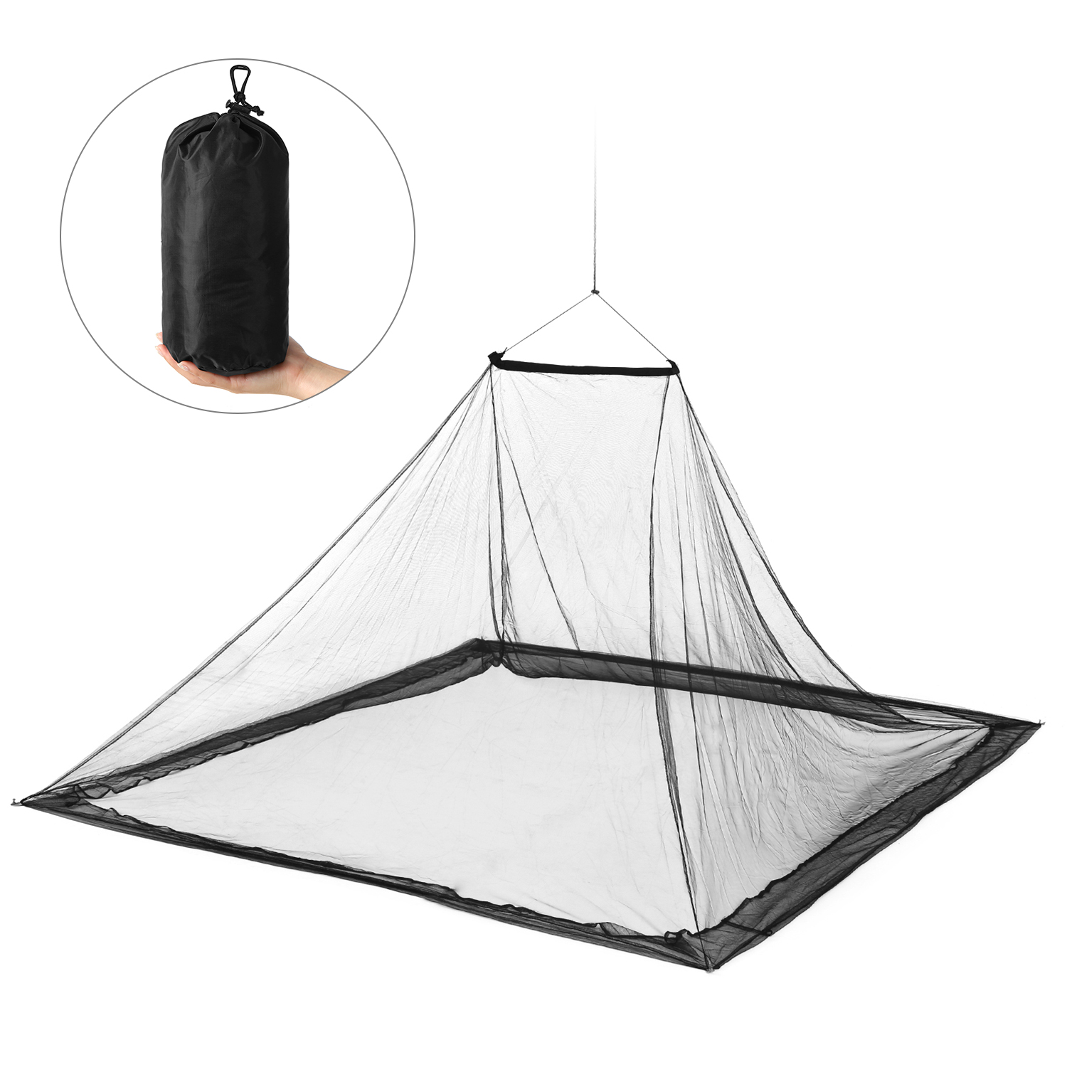 Camping Net Outdoor Netting Two Person Outdoors Tent Net with Carry Bag