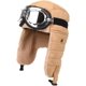 thumbnail image 2 of Gorra de aviador CHAO con gafas de piloto y orejeras de piel para hombres y mujeres, 2 of 5