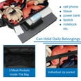 thumbnail image 5 of Petal flowers Lightweight Adjustable Waist Pack Cross Body Bag Money Belt with Extension Strap Unisex, 5 of 7