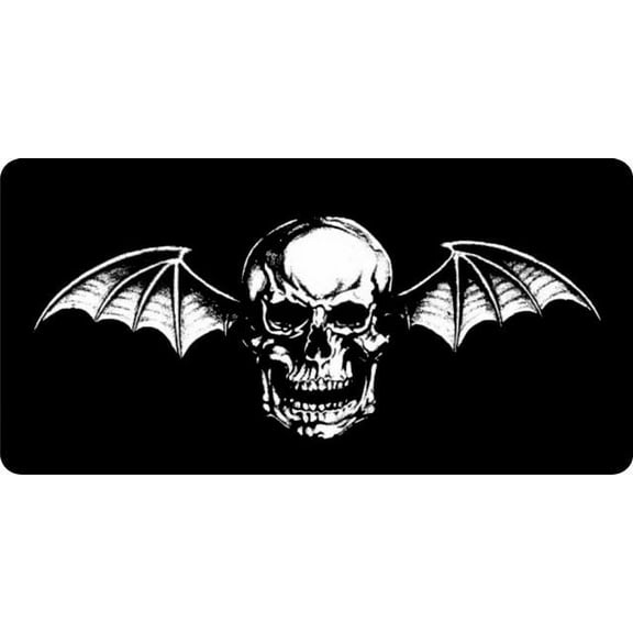 Avenged Sevenfold Deathbat Photo License Plate