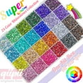 thumbnail image 5 of 20000PCS 24 Color Resin Rhinestones w B7000 Jewelry Glue for Bedazzling Crafting 3mm 4mm Flatback Crystal Stones Rainbow Colorful Gems Diamonds Crystals for Nails Face Makeup Tumblers Crafts, 5 of 9