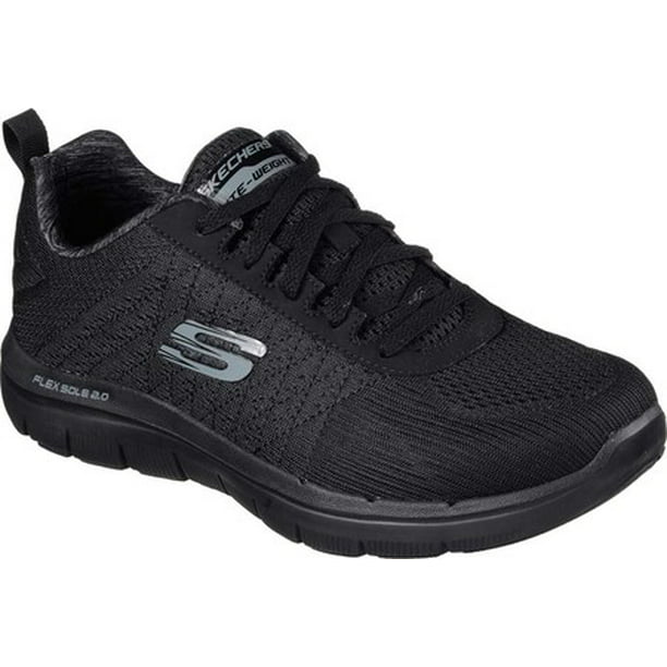 52185 Black Skechers Shoes Memory Foam Comfort Sport Run Train Mesh Athletic - Walmart.com