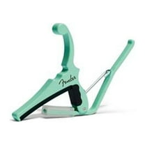KMC Music KGEFSGA-U Fender X Quick-Change Electric Guitar Capo, Surf Green