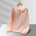 thumbnail image 6 of Women's Lightweight Hooded Zip Up Jacket – Versatile Summer Sun Protection Coat in Sizes S-4XL, Breathable Outdoor Casual Outerwear for Daily Travel, 6 of 8