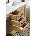thumbnail image 6 of Ari Kitchen & Bath Venice 55" Solid Wood Bathroom Vanity in Oak Gray, 6 of 12