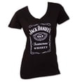 thumbnail image 1 of Jack Daniels 22813-XX-Large Women Old No.7 Label V-Neck T-Shirt - 2XL, 1 of 2