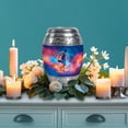 thumbnail image 6 of SABURIAL Basketball Adult Cremation Urn - Unique Urn for Human Ashes - 10 Inch - Large with Velvet Bag - Memorial Ashes - Human Remains Urns - Adult Large Urns for Male & Female, 6 of 7