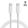 thumbnail image 1 of USB-C/Type-C to Type-C Charger Cable For Fast Data Sync Charging High-speed US, 1 of 7