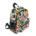 thumbnail image 2 of FORMRS School Backpack with Front Zippered Pocket 12" Student Travel Daypack, Floral Blooms, 2 of 6