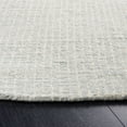 thumbnail image 4 of Safavieh Abstract Delia Distressed Wool Area Rug, Light Gray/Ivory, 6' x 6' Round, 4 of 12