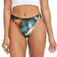 thumbnail image 1 of Fotbe Colorful Koi Fish Art Tanga Sin Costuras para Mujer con Estampado – Panties Invisibles, Transpirables y Cómodos para Uso Diario-4X-Large, 1 of 6