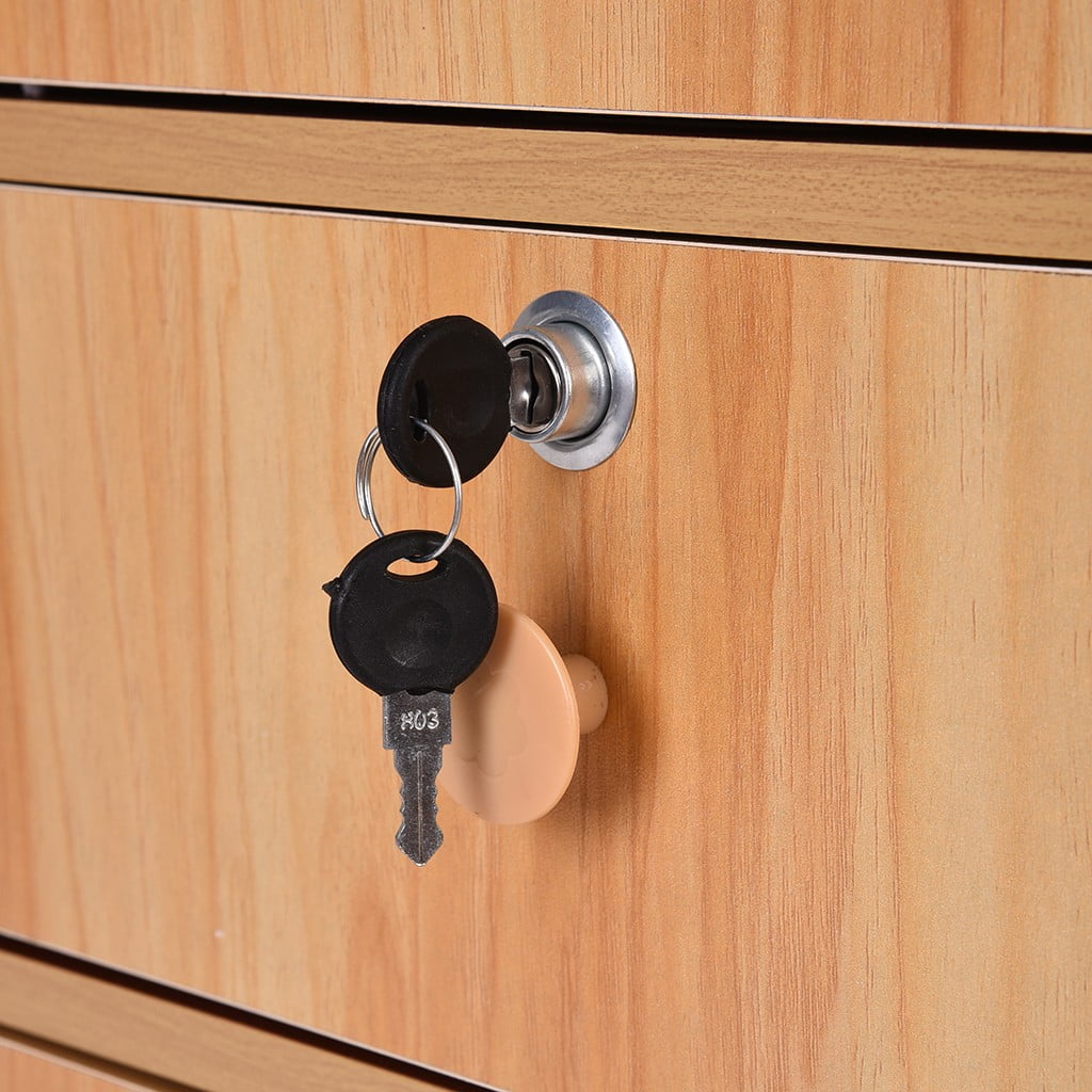 matoen Simple End Table Bedroom Nightstand Coffee Table 3 Drawer With